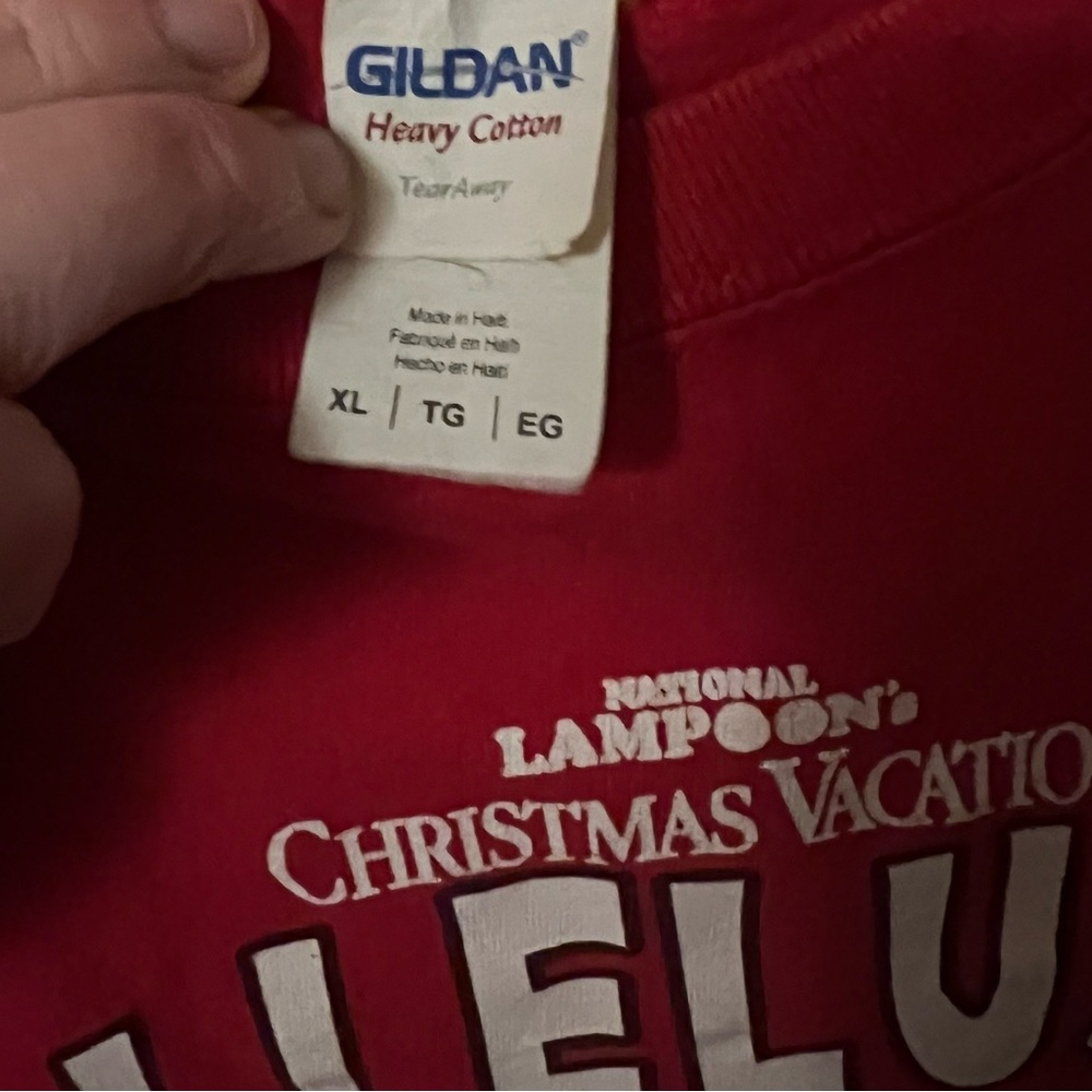 Women’s National Lampoon’s Christmas Vacation “Hallelujah!” Graphic T-Shirt XL - Picture 4 of 5